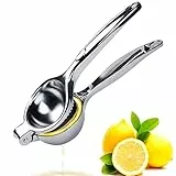 Relota 7 cm Zitronenpresse Handpresse, Zitruspresse Manuell, Anti-Ätzmittel, Durchmesser Lemon Squeezer, Schweres Saftpresse Manuell für Bar, Küche, Restaurant, Langlebig