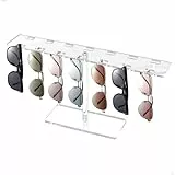 fuxunamz Sonnenbrillen Aufbewahrung, Brillenaufbewahrung Sonnenbrillen Aufbewahrung Acryl 14 Gläser Können Angezeigt Werden, Geeignet für Schreibtisch, Schlafzimmer, Transparent
