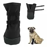PLUSHCEWT Dog Paws Recovery Shoe,Hundeschuhe Pfotenschutz Outdoor, Hundesocken Anti Rutsch und Leckschutz, Dogs Recovery Boots für Stop Licking, Große Hunde Innen und Draußen für Pet Verletzung (M)