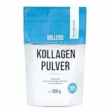 100% reines Kollagen Pulver 300 g – Kollagen Peptide – Collagen Protein – Millers Alpha-Gel – Ohne Zusatzstoffe – Geschmacksneutral – Collagen Pulver – Alfons Miller – Deutsches Familienunternehmen