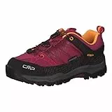CMP Unisex Kinder Kids Rigel Low Trekking Shoe Wp Walking Schuh, Rot, 35 EU