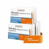 Orlistat-ratiopharm® 60 mg Hartkapseln im Sparset 3 x 84 Hartkapseln: Unterstützt die Gewichtsabnahme bei Übergewicht ab einem BMI von mindestens 28.