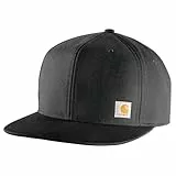 Carhartt Herren-Kappe mit Flacher Krempe, Schwarz, Einheitsgröße