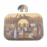 IQBrainPuzzles® Holzpuzzle Tiere Katzen, Puzzle 52 Teile, Unregelmäßige und Einzigartige Puzzleteile, Kleines Puzzle aus Holz für Kinder ab 12 Jahren und Erwachsene