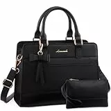 LOVEVOOK Handtasche Damen Mittelgroß Wasserdichte PU Leder Tasche Damen Henkeltasche Modische Tote Bag Umhängetasche Schultertasche Damenhandtasche Shopper