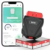 OBD2 Diagnosegerät Auto OBD Bluetooth 5.4 Adapter OBD-II Diagnosewerkzeuge mit Modus 6/8 & I/M Bereitschaft Fehlerauslesegerät Lesegerät KFZ Diagnosegerät für Alle Fahrzeuge Auslesegerät nach 1996