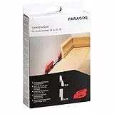 Parador Leistenclipse rot aus Kunststoff - Befestigungsclips zur Montage von Bodenleisten vom Typ SL 4/5/18 - Set mit 24 Stück