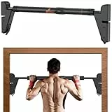 Sportneer Klimmzugstange Türrahmen, Gear-Lock Funktion Pull Up Bar Reckstange Türrahmen Ohne Schrauben, Klimmzugstange für den Türrahmen mit rutschfestem Komfort für das Oberkörpertraining