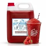 ICE Bär Slush Konzentrat mit Erdbeere Geschmack 5L 1:5 für Slushmaschinen Frozen Drinks AZO frei glycerinfrei ohne Zuckerzusatz Made in Germany