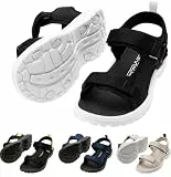 Cressi Pete Sandal Black/White 38 - Unisex Sandale ideal für Sommertage am Strand, entwickelt für Komfort und Zweckmäßigkeit in Wasserumgebungen, Schwarz/Weiß, 38