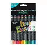Faber-Castell 116436 - Buntstifte Blackwood, Black Edition, 36er Etui