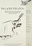 folia 8303 - Skizzenblock, DIN A3, 120 g/qm, weiß, 50 Blatt - hochfeines, weißes Zeichenpapier, chlorfrei