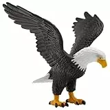 Bullyland 69351 - Spielfigur Weißkopfadler, ca. 12 cm große Tierfigur, detailgetreu, PVC-frei, ideal als kleines Geschenk für Kinder ab 3 Jahren