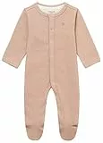 Noppies Baby Unisex Baby Playsuit Murray Long Sleeve Overall, Nougat-P978, 80