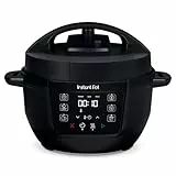 Instant Pot Multikocher, 3.8L 7-in-1 Smart Cooker - Schnellkochtopf, Schongarer, Reiskocher, Sautierpfanne, Joghurtbereiter, Dampfgarer und Speisewärmer - Schwartz