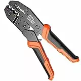 Crimpzange für Isolierte Kabelschuhe, Preciva Kabelschuhzange Crimpwerkzeug geeignet für 0,5-6mm², Krimpzange, Presszange