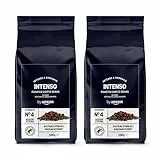 by Amazon Intenso Kaffeebohnen, Leicht Geröstet, 1kg (2 Packungen à 500g) – Rainforest-Alliance-zertifiziert