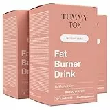 F-Burner Drink - L Carnitin, Guarana, Mate Tee und Niacin - Getränk mit Mango-Geschmack - 30 Beutel für 30 Tage - TummyTox