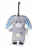 NICI Baby Einschlafhilfe Kuscheltier Esel Littledoo 25cm multifunktional in Geschenkbox - grau - Plüschtier für Babys und Kleinkinder zum Greifen, Knuddeln, Entdecken und Einschlafen - 61614