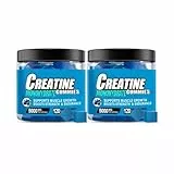 Generisch Kreatin-Monohydrat-Gummibärchen für Männer und Frauen, 5 g Kreatin-Monohydrat pro Portion, Kraft steigern und Muskeln aufbauen, vegan, 120,2Pcs