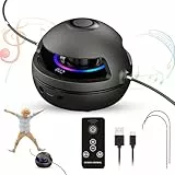 Elektronisches Springseil, Intelligente Springseilmaschine mit Fernbedienung, LED Display Zähler, 10 Stufen Geschwindigkeit, Bluetooth Musik, Sportgeräte für Kinder und Erwachsene (Schwarz)