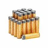Amazon Basics AA-Alkali-Hochleistungsbatterien, 1,5 V, 10 Jahre lagerfähig, 20 Stück