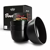 DREIBERG® Müslischalen 4er Set inkl. Rezeptbuch | 1000ml | Bowl Schüsseln aus RPET | Suppenschüssel | Dessertschalen | Salatschüsseln | Camping Geschirr