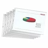 Herlitz 05813100 A3 transparent 10pièce (S) Bucket Ranking-Ranking – Fächer (A3, transparent, Polypropylen (PP), 10 Stück (S))