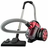 Clatronic® Staubsauger Beutellos | Testsieger Preis/Leistung bei Haus & Garten-Test | Beutelloser Staubsauger 700W | Bodenstaubsauger | Staubsauger inkl. Bürsten-/Fugendüse | BS 1308 rot