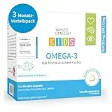 Omega-3 Kapseln für Kinder – Vergleichssieger 2025 – 518 mg Fischöl mit DHA & EPA – zuckerfrei – 270 Mini-Kapseln (3 Monate)