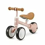 Kinderkraft Laufrad Cutie, Lernlaufrad, Kinderlaufrad, Lauflernrad, Fahrrad ohne Pedale, Dreirad, Aus Metall, Modernes Design, Sichere Konstruktion, für Kinder ab 1 Jahr, Rosa
