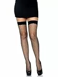 LEG AVENUE 903622033 Damen Netzstrümpfe,Schwarz,Einheitsgröße