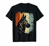 Retro Style Deutscher Schäferhund Hund T-Shirt