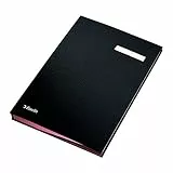 Esselte 621061 - Unterschriftsmappe, 192 x 34 mm, Schwarz
