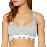 Calvin Klein Damen BH Bralette Unlined Sport, Grau (Grey Heather), XS