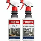 Mellerud Kamin Reinigungsset | Effektive Reinigung für Kaminglas und Hochglanzfronten | Set mit 2 Produkten
