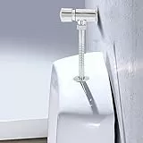 Spülventil G1/2 Zinklegierung, Urinal Spülventil Manuelle Zeitverzögerung, Druckspüler Universal WC Urinal-Druckspüler, Urinal Spüler Ersatzteil Set für Bad Büro Hotel