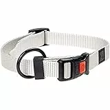 Karlie Art Sportiv Plus Halsband verstellbar neue universal Farben Mix and Match L: 30 - 45 cm B: 15 mm S hellgrau