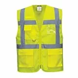 Portwest ATHEN MESH AIR EXEKUTIV WESTE, Größe: L, Farbe: Gelb, C376YERL