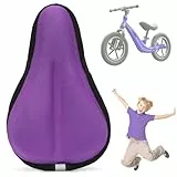 Ssguopte Kids Bike Sitzkissen, Anti-Rutsch-Kee-resistente weiche Fahrradsitzkissen für Kinder, schockabsorbierende, atmungsaktive und komfortable