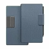 Ayotu-Hülle für Remarkable Paper Pro Move, Fein bestickte Stoffhülle mit Stifthalter, der Sich in den Rücken falzt, Auto Wake/Sleep, Mikrofaserfutter, Flip-Design, Starker Magnet (Staubblau)