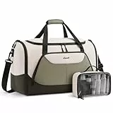 LOVEVOOK Sporttasche Damen 30L Reisetasche mit Schuhfach & Nassfach, Klein Gym Bag Schwimmtasche Saunatasche Handgepäck Tasche für Sport Fitness Training Reisen, Wasserdicht Travel Duffle Bags