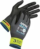 3 Paar Uvex Phynomic Allround - Leichte Arbeitshandschuhe für Herren - Gr 09