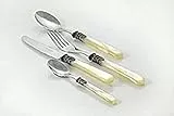 EME - Napoleon - Besteckset 24-teilig Elfenbein Farbe 18/10 Made in Italy