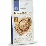 Wholefood Earth Bio-Jumbo-Haferflocken ohne Gluten – 3 kg | GVO-frei | Vegan | Ballaststoffreich | Bio-zertifiziert