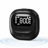 Wecker Laut für Tiefschläfer | Vibrationswecker unter dem Kopfkissen | Kabellos Wecker Digital | 2 Weckzeiten & 3 Alarmmodi | Einstellbare Vibration | Tragbare Digital Uhr | Für Reisen Kinder Senioren