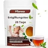 Detox Tee zum Abnehmen – 28-Tage Kräutertee mit Lotusblatt, Cassia-Samen, Weißdorn & Grüntee – Unterstützt Fettverbrennung, Entgiftung, Verdauung & Energiestoffwechsel