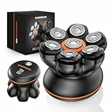 MAXGROOM 7D Glatzenrasierer Zero Absolut, Elektrorasierer für Männer Haare 0 mm, Haarschneider ohne Shaver Haare, wasserdicht, kabellos mit LED-Display