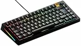 Glorious Gaming GMMK 3 HE: Tastatur mit Rapid Trigger, 8k-Abrufrate, MX-/HE-Schalter, Hot-Swap 75% Tastatur, modulares Dichtungssystem, Doubleshot-PBT-Tastenkappen, Deutsche QWERTZ - Schwarz