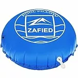 Poolkissen Winter, 250x250cm XXL Pool Luftkissen Pool Polster Hochwertige Materialien bis -25°C Doppelnaht Schwimmbadzubehör Aufblasbare Pool Kissen für Winterfeste Pool Abdeckung Schutz(2.5x2.5m)
